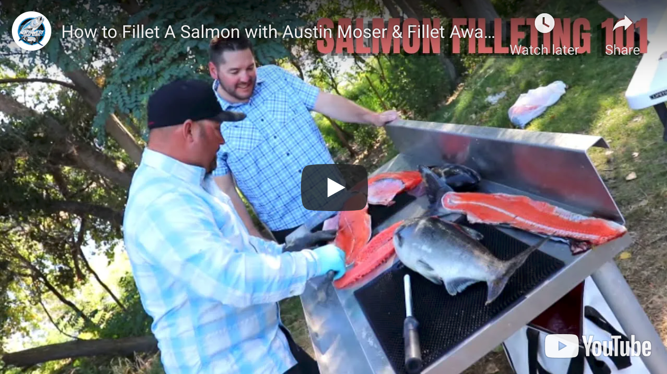 Salmon Filleting without a fillet board with clamp